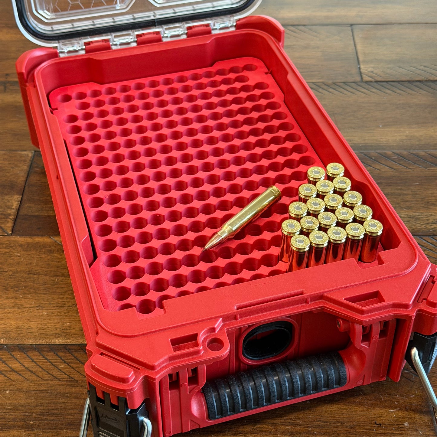 Milwaukee Packout - Ammo Storage - Rifle Ammo Organizer - .223/5.56/300BLK/.308/6.5 CM/300 Win Mag - Custom Insert Kit