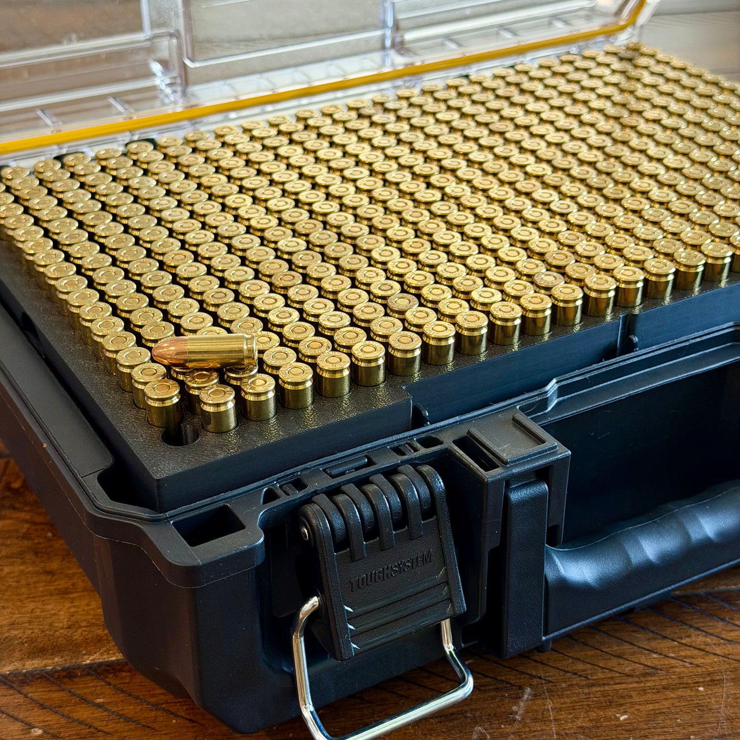 DeWalt Tough System 2.0 - Ammo Storage - 9mm Pistol Ammo Organizer - Custom Insert Kit