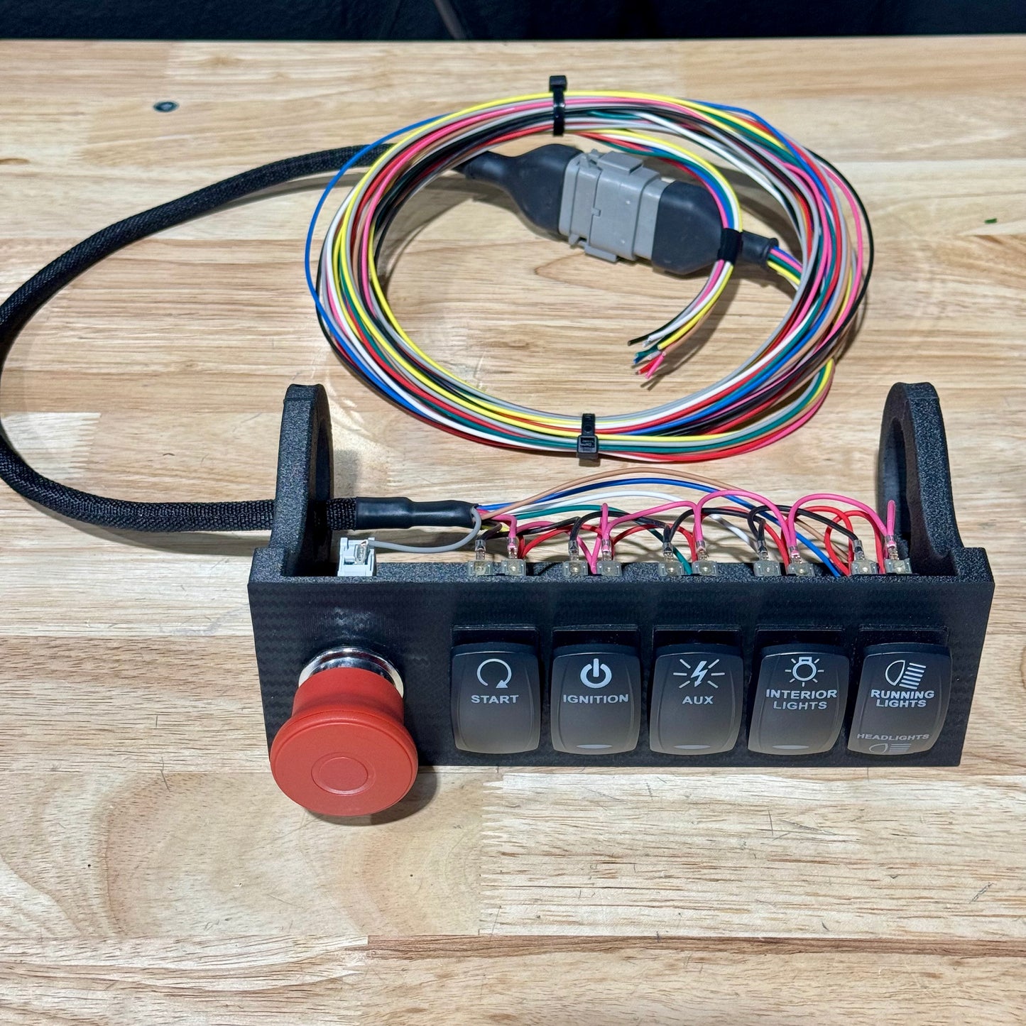 SCJ Premium 5-Rocker Switch Panel