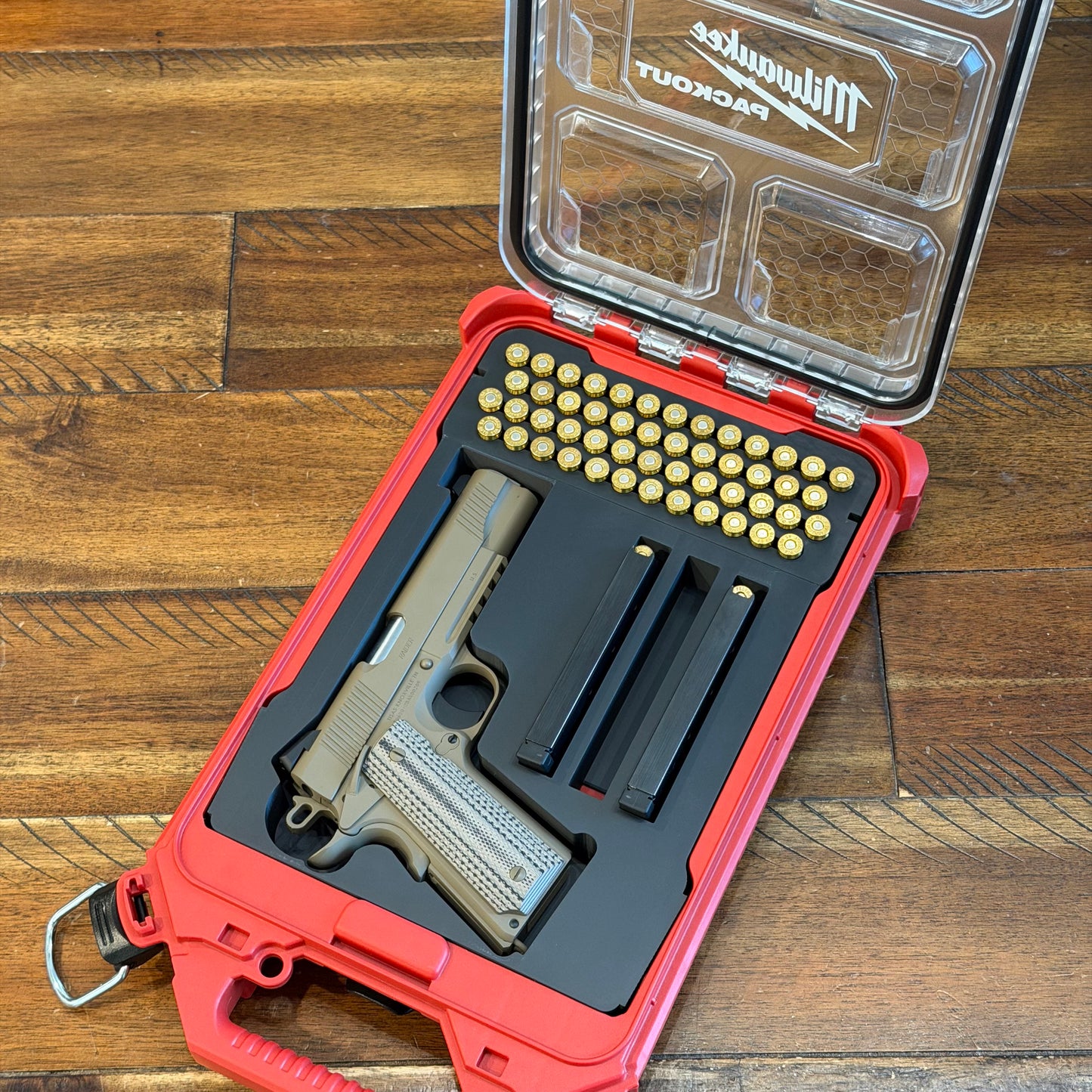 Milwaukee Packout - 1911 Firearm Storage Insert Kit