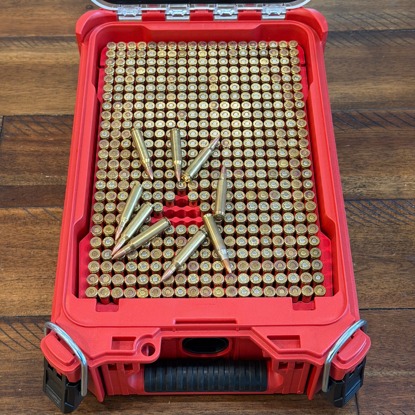Milwaukee Packout - Ammo Storage - Rifle Ammo Organizer - .223/5.56/300BLK/.308/6.5CM - Custom Insert Kit