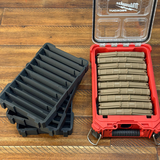 Milwaukee Packout - AR15 Mag Storage 3x BUNDLE - 5.56/.223 Custom Insert Kits!