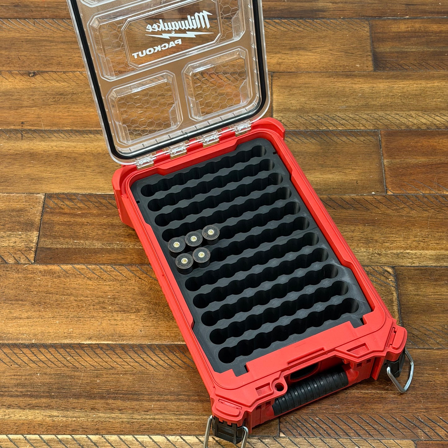 Milwaukee Packout - Ammo Storage - Shotgun Ammo Organizer - 12ga - Custom Insert Kit