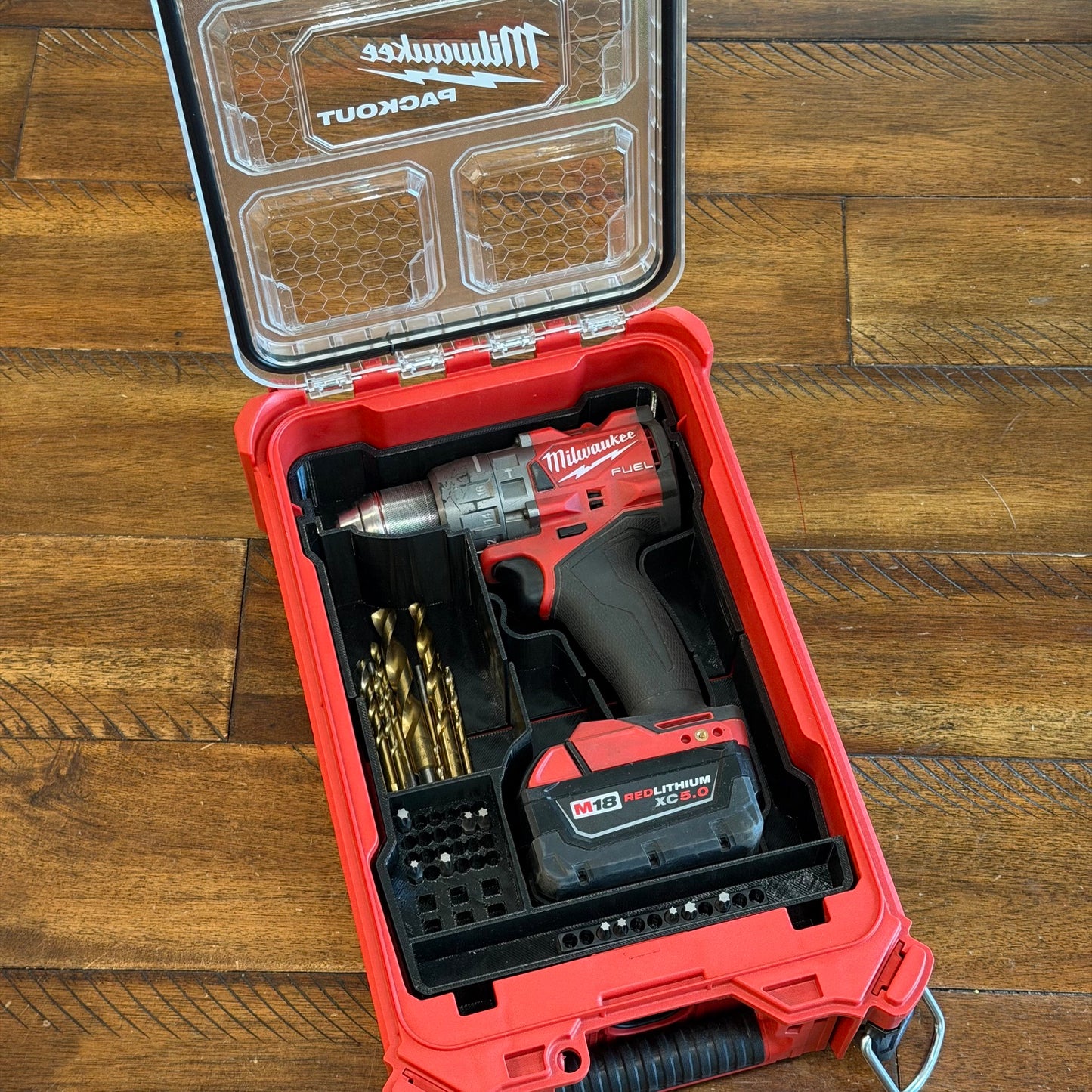 Milwaukee Packout - M18 Fuel Drill Organizational Insert
