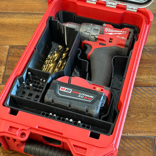 Milwaukee Packout - M18 Fuel Drill Organizational Insert