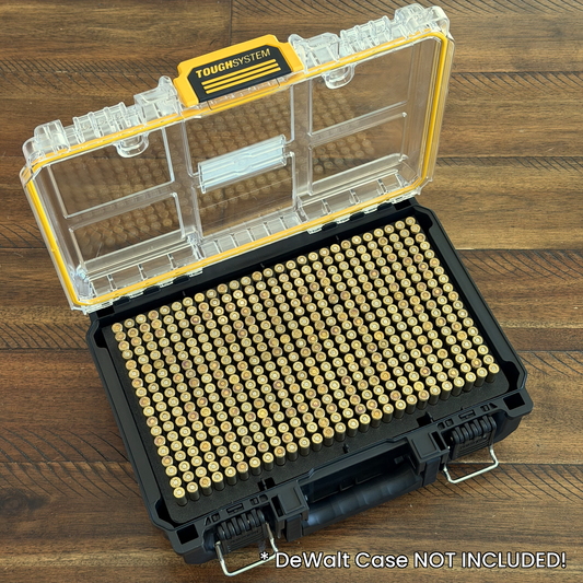 DeWalt Tough System 2.0 - Ammo Storage - Rifle Ammo Organizer - .223/5.56/300BLK - Custom Insert Kit
